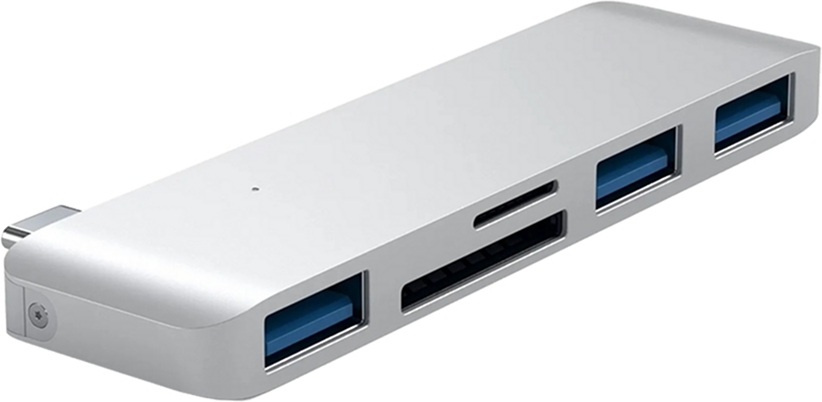 Адаптер Satechi Type-C USB 3.0 3-in-1 Combo Hub Silver